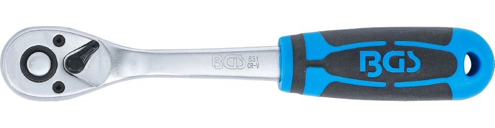 Produktbild Umschaltknarre feinverzahnt Abtrieb Außenvierkant 10 mm 3/8 Zoll bild 2