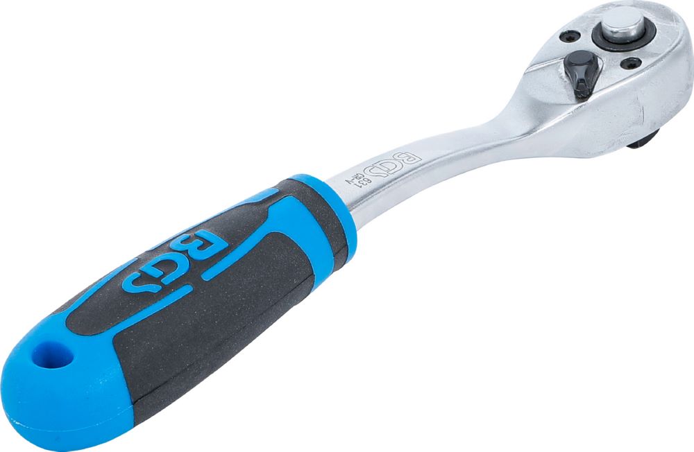 Produktbild Umschaltknarre feinverzahnt Abtrieb Außenvierkant 10 mm 3/8 Zoll bild 4