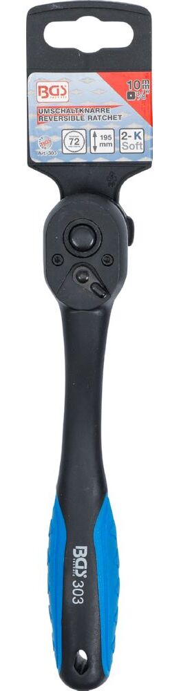 Produktbild Umschaltknarre kunststoff ummantelt Abtrieb Außenvierkant 10 mm 3/8 Zoll bild 6