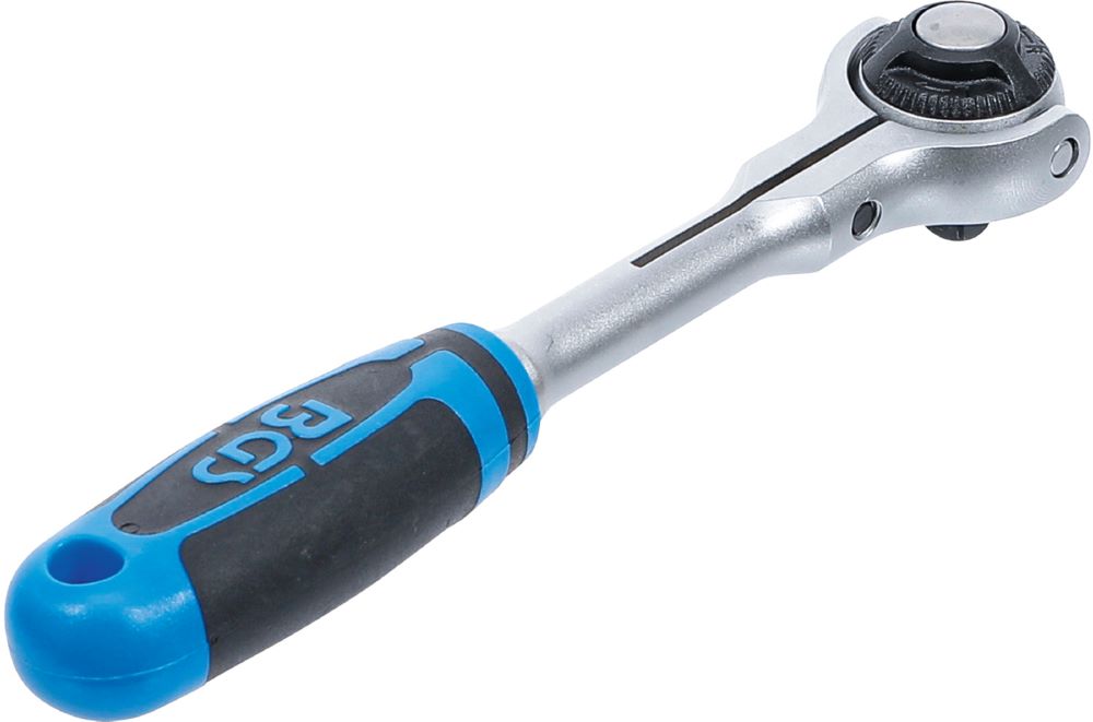 Produktbild Umschaltknarre mit Kugelkopf Abtrieb Außenvierkant 6,3 mm 1/4 Zoll bild 4