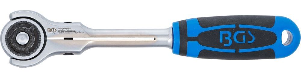 Produktbild Umschaltknarre mit Kugelkopf Abtrieb Außenvierkant 12,5 mm 1/2 Zoll bild 2