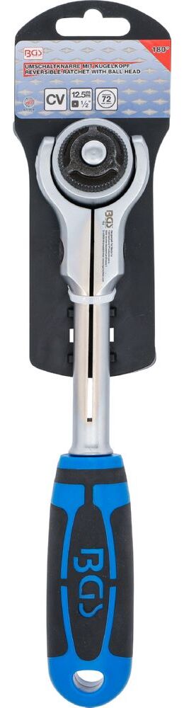 Produktbild Umschaltknarre mit Kugelkopf Abtrieb Außenvierkant 12,5 mm 1/2 Zoll bild 6