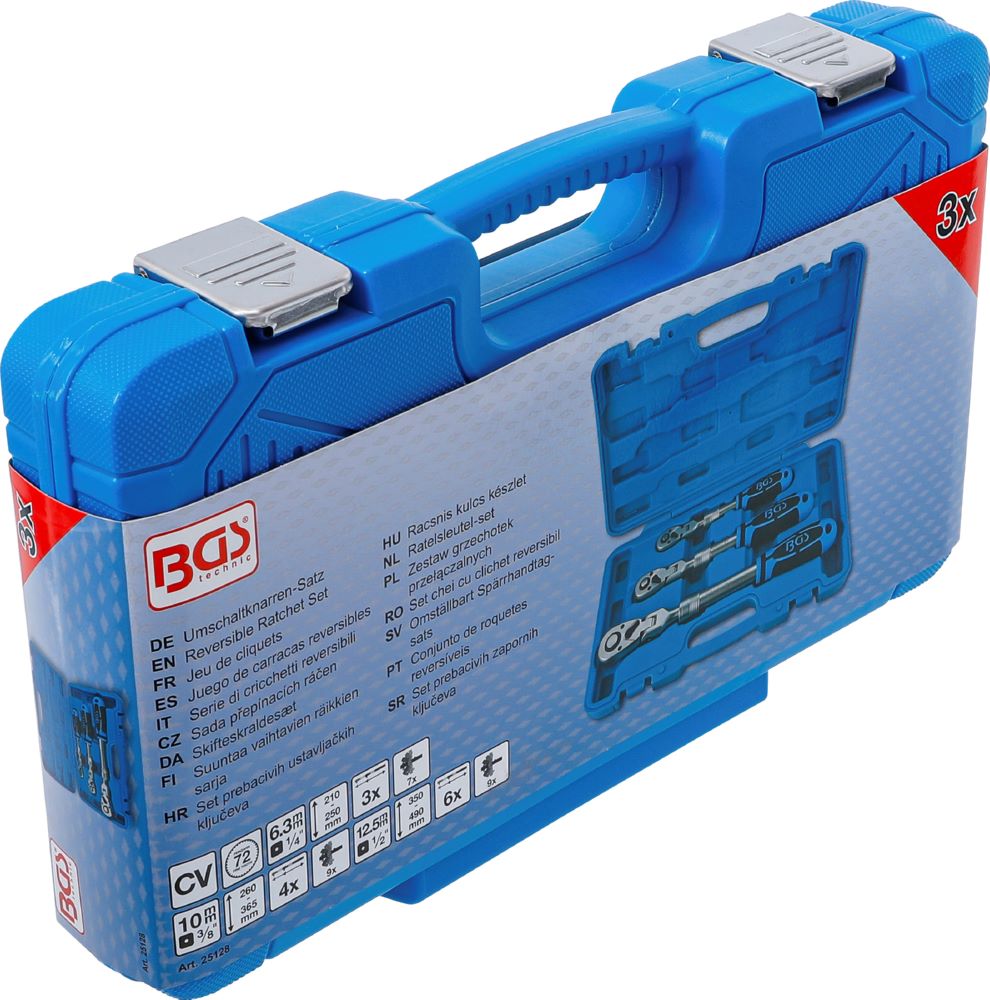 Produktbild Umschaltknarren Satz ausziehbar abwinkelbar 3 teilig bild 8