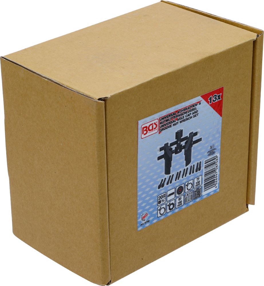 Produktbild BGS Universal Achskappen & Nutmutternschlüssel-Satz bild 3