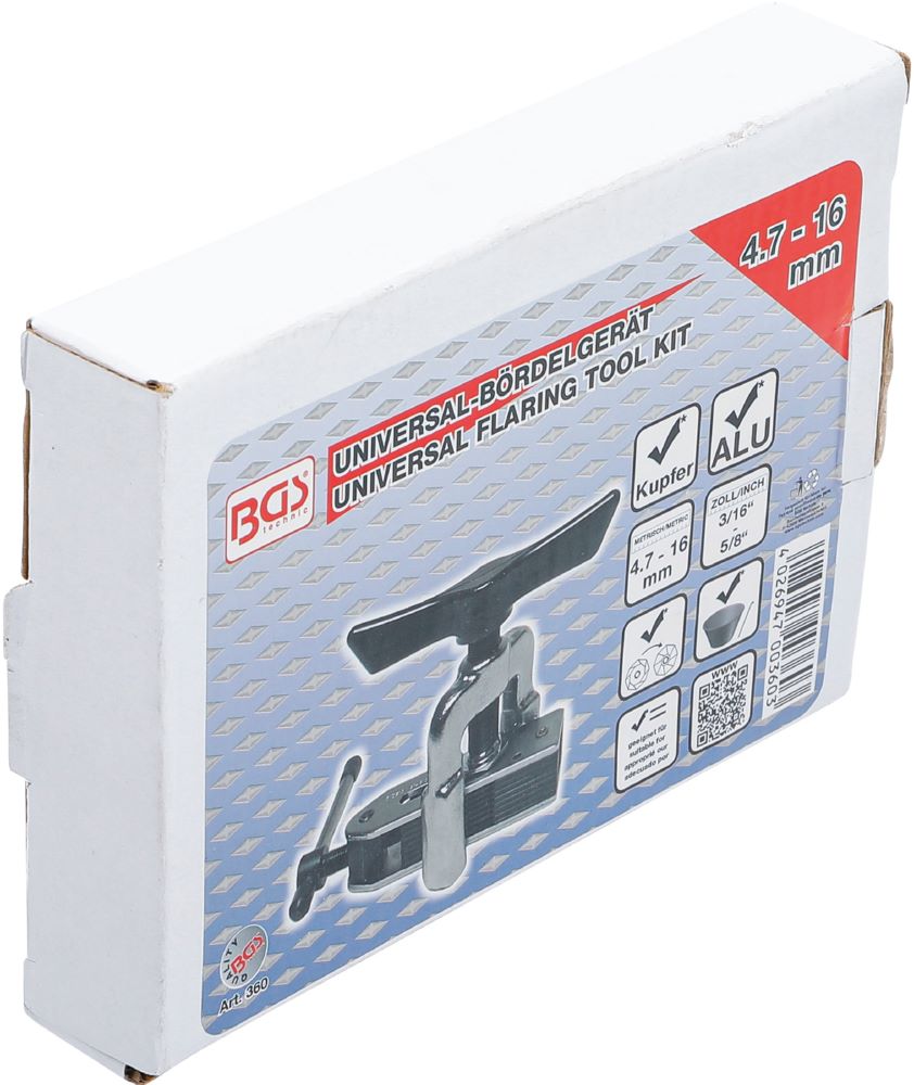 Produktbild BGS Universal Bördelgerät verstellbar 4,7 - 16 mm bild 4