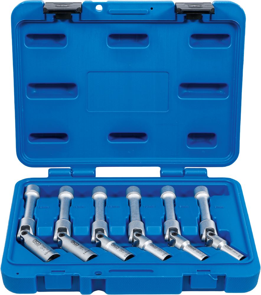 Produktbild BGS Universal Glühkerzen Gelenkschlüssel Satz Sechskant Innenvierkant 10 mm 8-16 mm bild 2