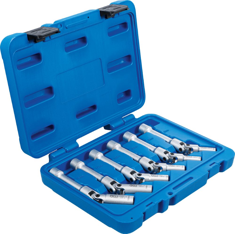 Produktbild BGS Universal Glühkerzen Gelenkschlüssel Satz Sechskant Innenvierkant 10 mm 8-16 mm bild 3