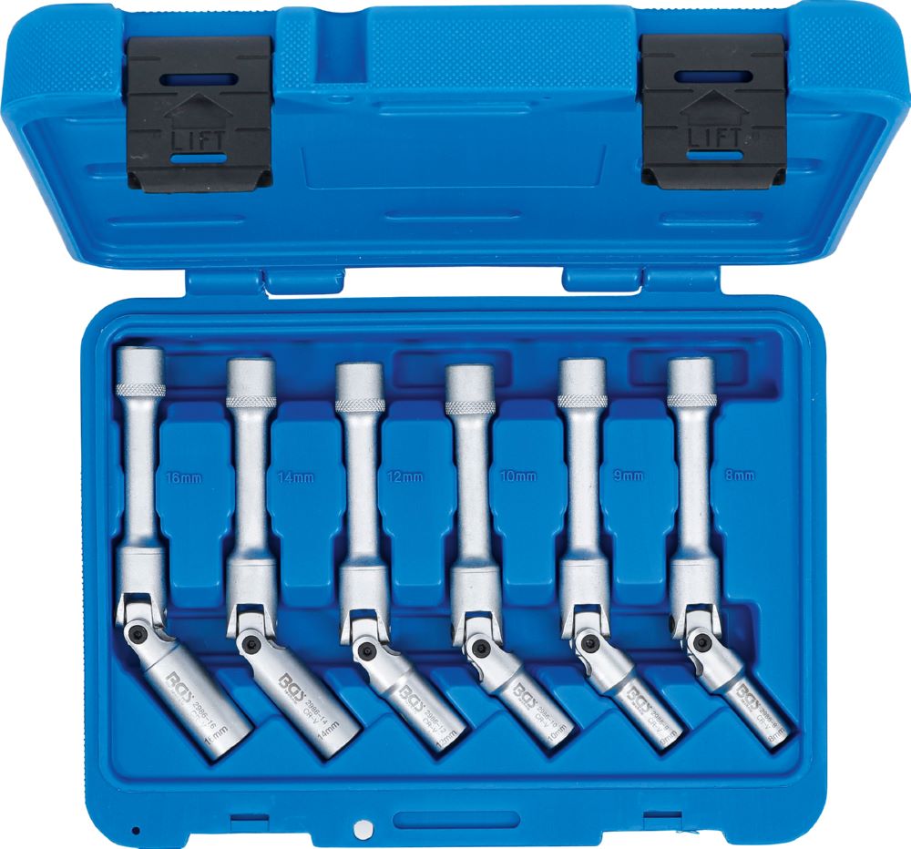 Produktbild BGS Universal Glühkerzen Gelenkschlüssel Satz Sechskant Innenvierkant 10 mm 8-16 mm bild 5