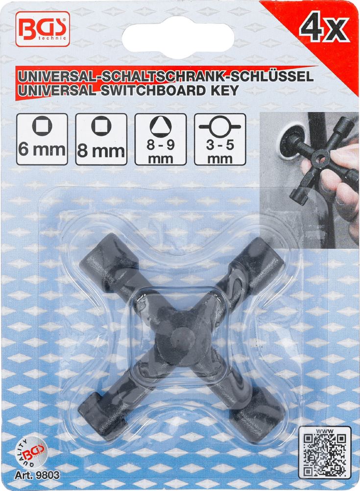 Produktbild Universal Schaltschrank Schlüssel 72 x 72 mm bild 4