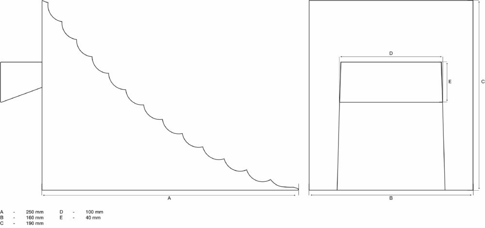 Produktbild Unterlegkeil 250 x 160 x 190 mm für Pkw / Nfz bild 2