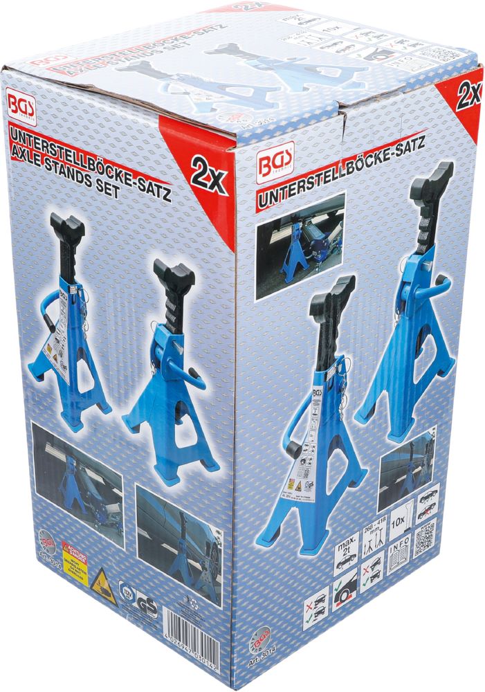 Produktbild Unterstellböcke Traglast 2000 kg / Paar Hub 268 - 418 mm bild 4