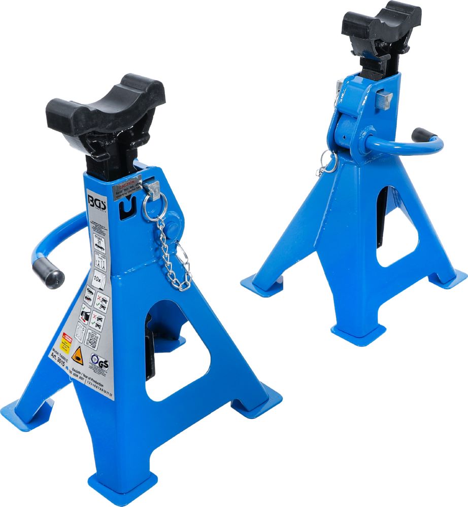 Produktbild BGS Unterstellböcke Traglast 3000 kg / Paar Hub 276 - 420 mm