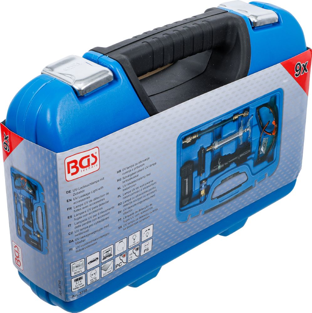 Produktbild BGS UV-Lecksuch Taschenlampen Satz mit Zubehör für Klimaanlagen bild 6