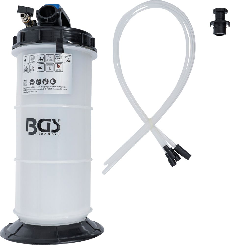 Produktbild Vakuum Absaugpumpe pneumatisch 6 Liter bild 4