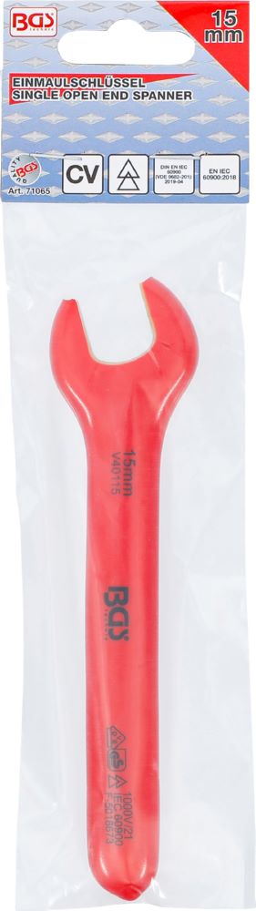Produktbild BGS VDE Einmaulschlüssel 15 mm bild 4