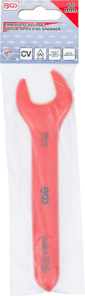 Produktbild BGS VDE Einmaulschlüssel 19 mm bild 4