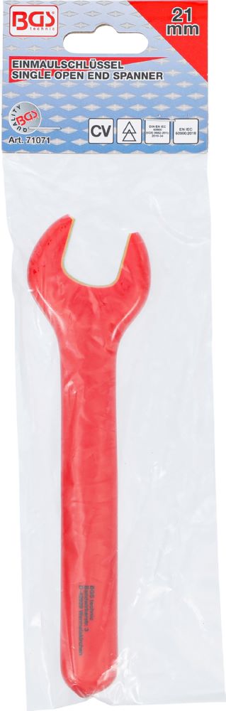 Produktbild BGS VDE Einmaulschlüssel 21 mm bild 4