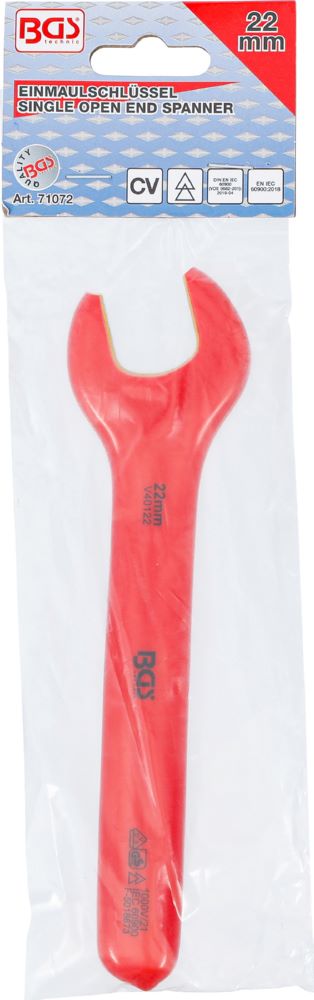 Produktbild BGS VDE Einmaulschlüssel 22 mm bild 4