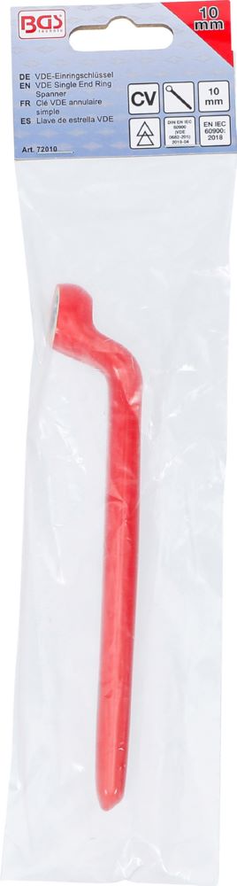 Produktbild VDE Einringschlüssel tief gekröpft 10 mm bild 5