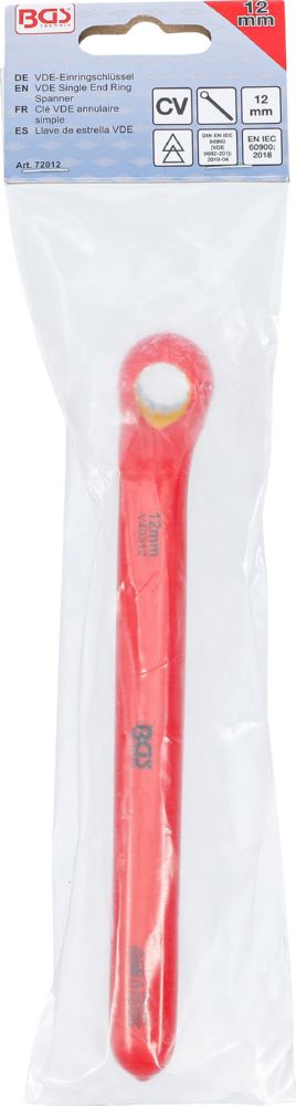 Produktbild VDE Einringschlüssel tief gekröpft 12 mm bild 5