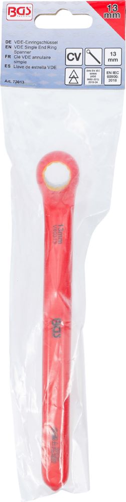 Produktbild VDE Einringschlüssel tief gekröpft 12 mm bild 5