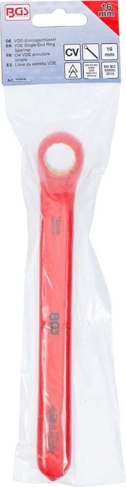 Produktbild VDE Einringschlüssel tief gekröpft 16 mm bild 5