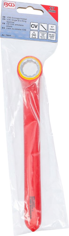 Produktbild VDE Einringschlüssel tief gekröpft 17 mm bild 5