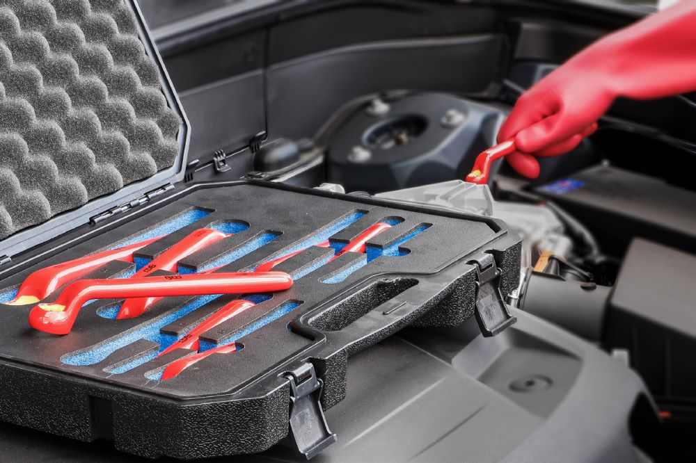 Produktbild VDE Ringschlüssel Satz tief gekröpft 10 - 24 mm 9 teilig bild 2