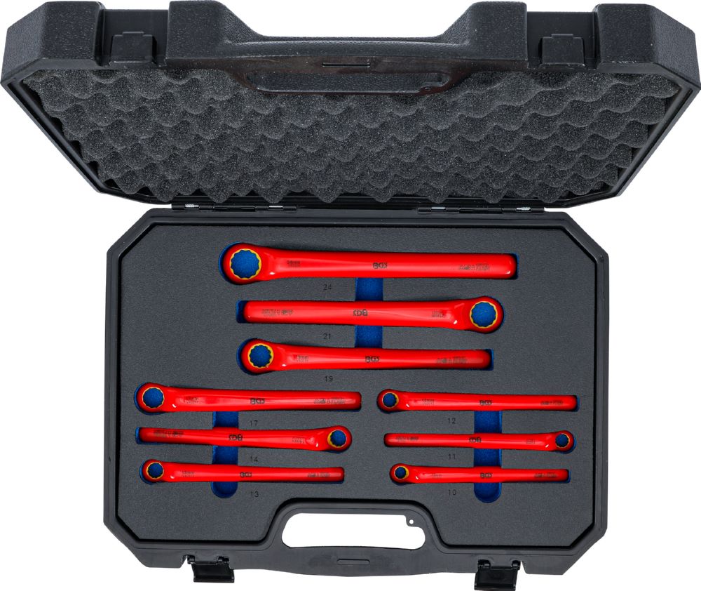 Produktbild VDE Ringschlüssel Satz tief gekröpft 10 - 24 mm 9 teilig bild 6