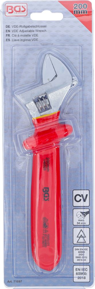 Produktbild BGS VDE Rollgabelschlüssel max. 34 mm bild 6