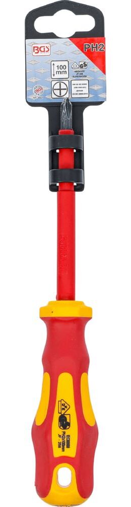 Produktbild BGS VDE Schraubendreher Kreuzschlitz PH2 Klingenlänge 100 mm bild 3