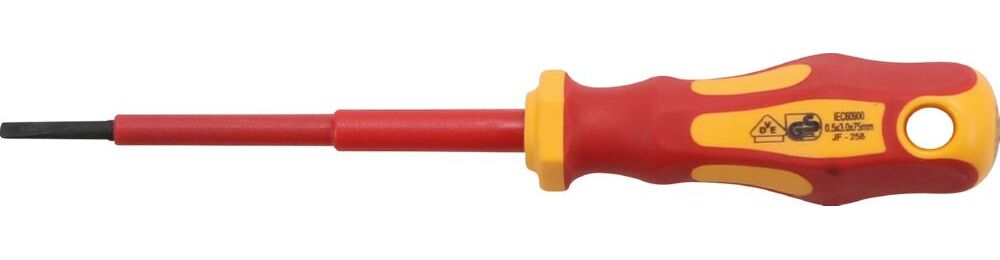 Produktbild BGS VDE Schraubendreher Schlitz 3 mm Klingenlänge 75 mm