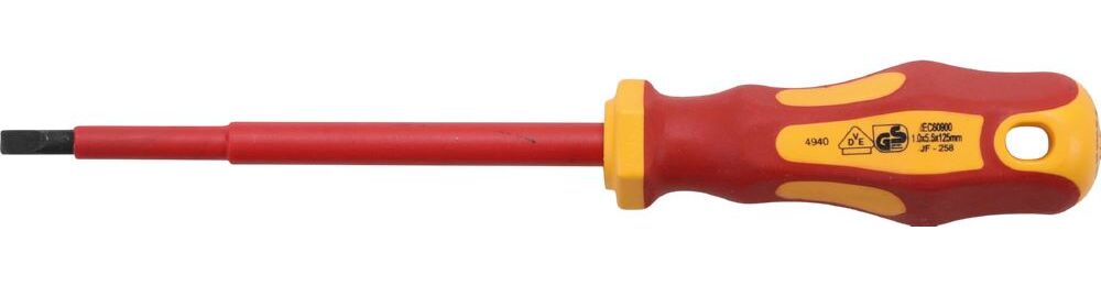 Produktbild BGS VDE Schraubendreher Schlitz 5,5 mm Klingenlänge 125 mm
