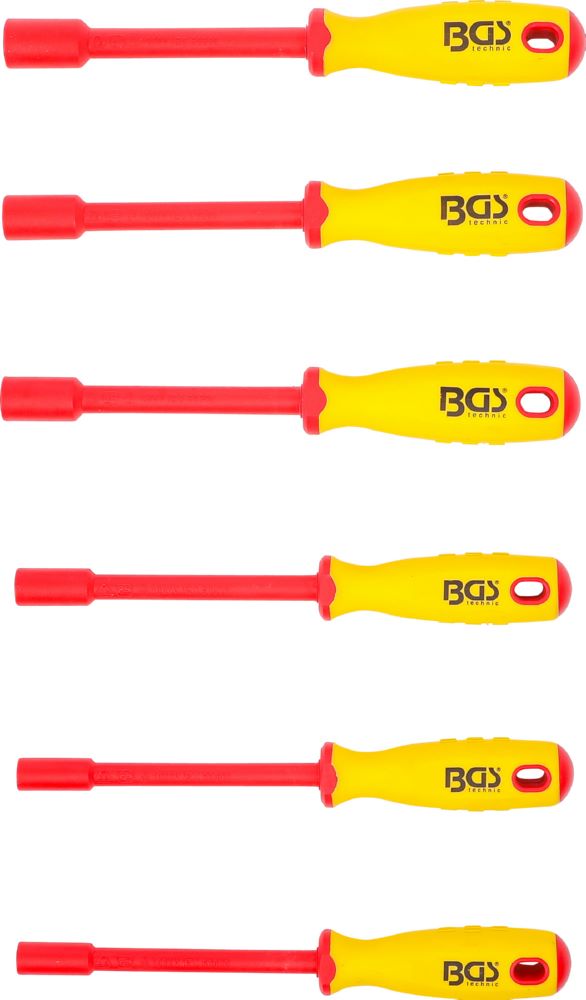 Produktbild BGS VDE Steckschlüssel Schraubendreher Satz Sechskant 5,5 - 12 mm 6 teilig bild 2