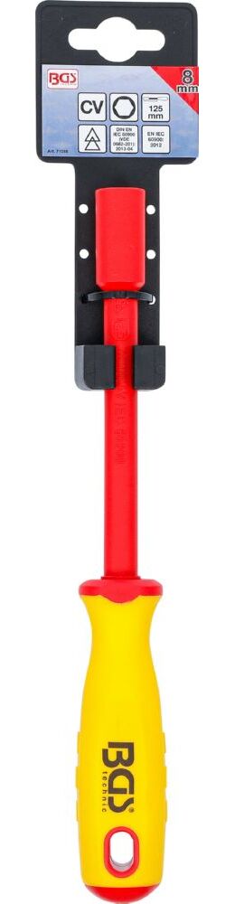Produktbild BGS VDE Steckschlüssel Schraubendreher Sechskant 8 mm Klingenlänge 125 mm bild 3