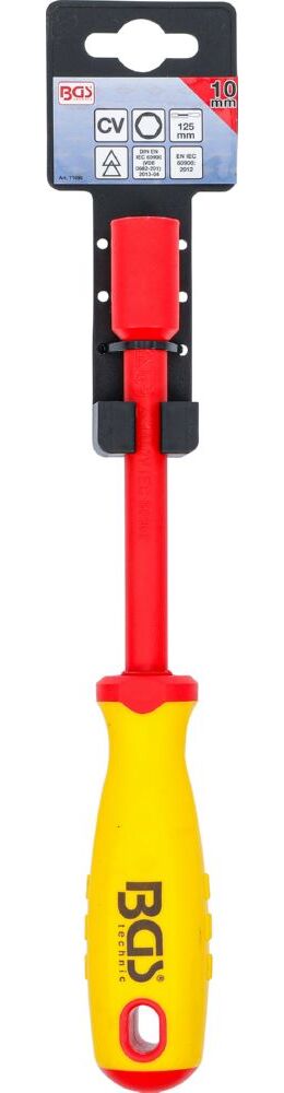 Produktbild BGS VDE Steckschlüssel Schraubendreher Sechskant 10 mm Klingenlänge 125 mm bild 3