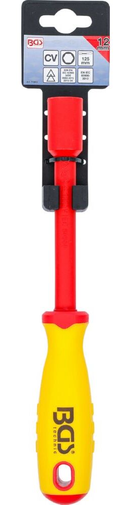 Produktbild BGS VDE Steckschlüssel Schraubendreher Sechskant 12 mm Klingenlänge 125 mm bild 3