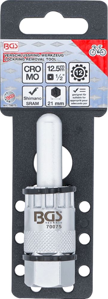 Produktbild BGS Verschlussring Einsatz mit Zentrierstift für 12 mm Steckachsen bild 4