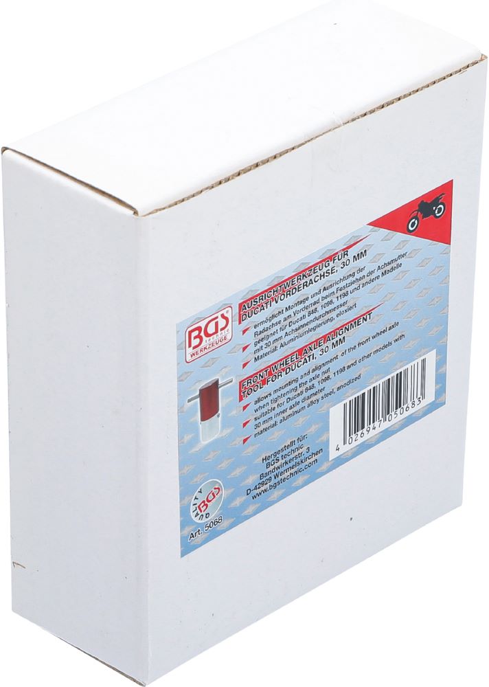 Produktbild BGS Vorderachsen Ausrichtwerkzeug für Ducati Durchmesser 30 mm bild 3