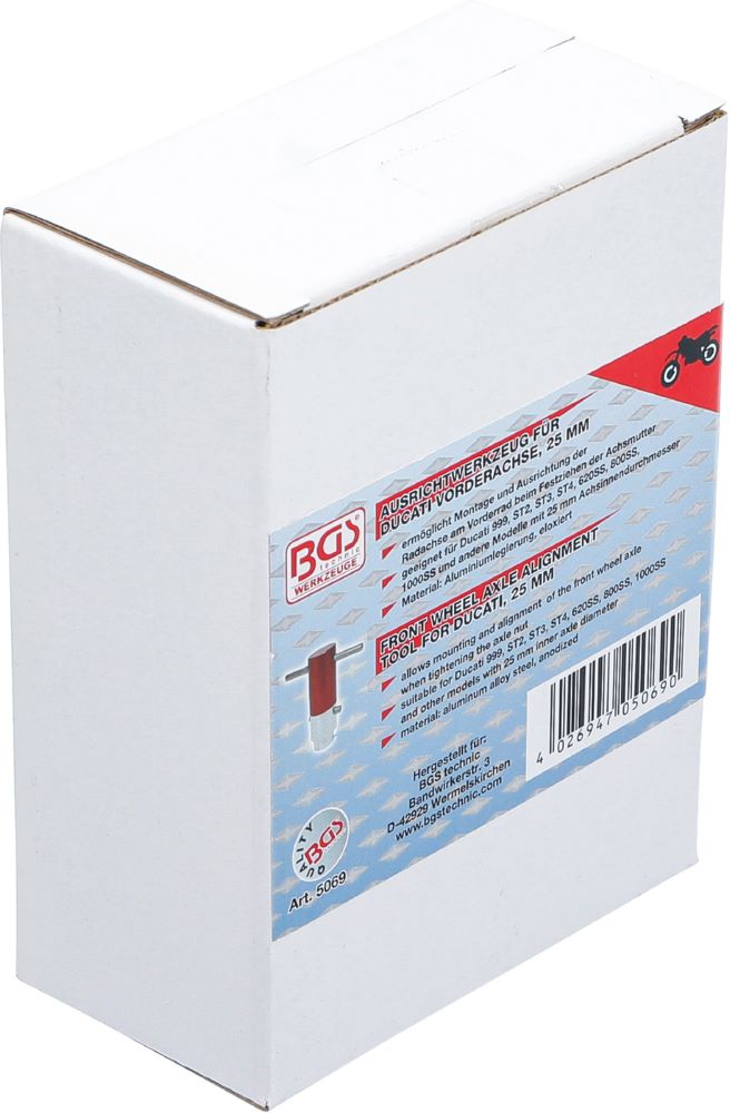 Produktbild BGS Vorderachsen Ausrichtwerkzeug für Ducati Durchmesser 25 mm bild 3