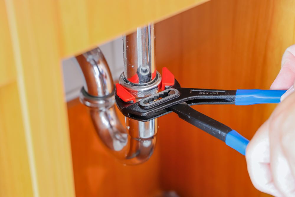 Produktbild Wasserpumpenzange mit adaptierbaren Schonbacken 240 mm bild 7