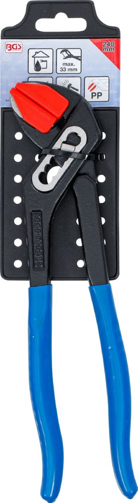 Produktbild Wasserpumpenzange mit adaptierbaren Schonbacken 240 mm bild 8