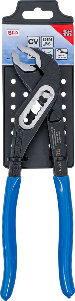 Produktbild BGS Wasserpumpenzange mit Durchsteckgewerbe 240 mm bild 4