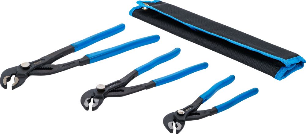 Produktbild BGS Wasserpumpenzangen Satz arretierbar 175 / 240 / 300 mm 3 teilig bild 3