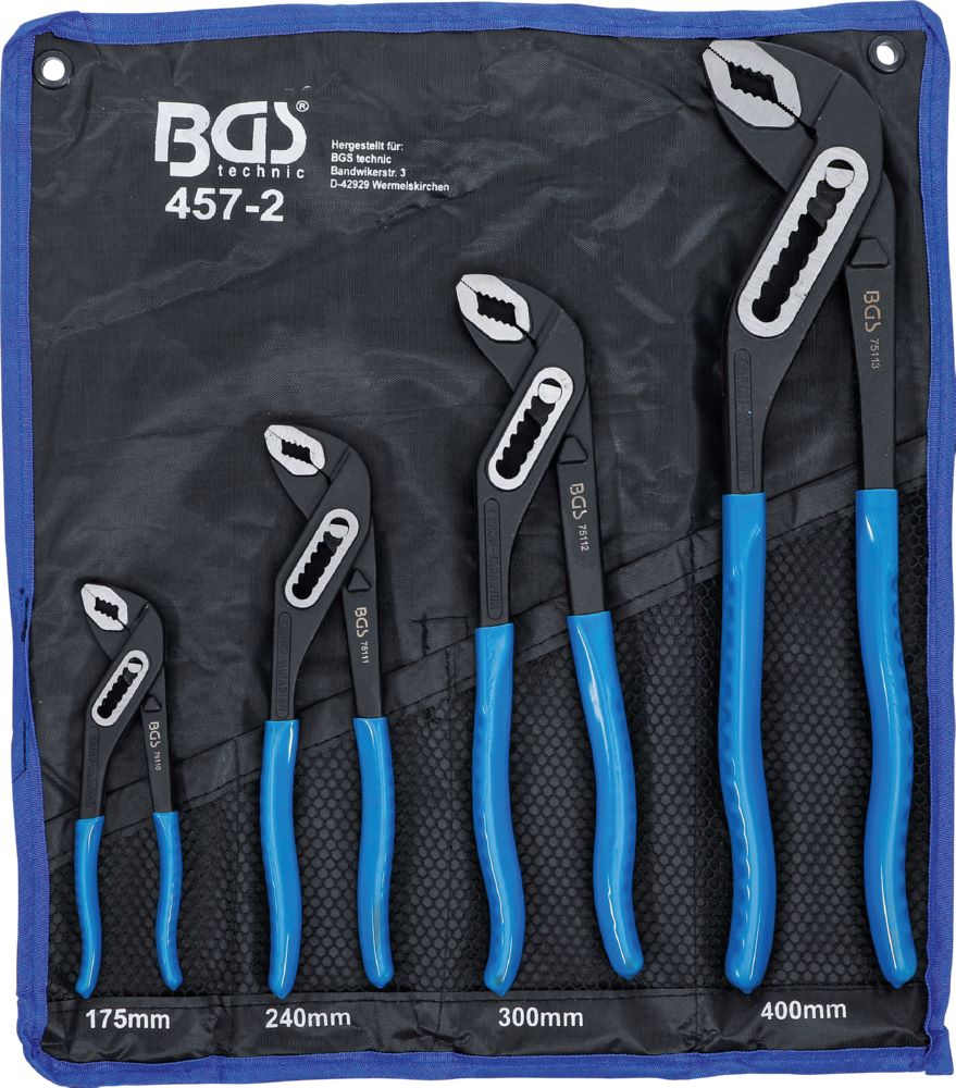 Produktbild BGS Wasserpumpenzangen Satz 4 teilig