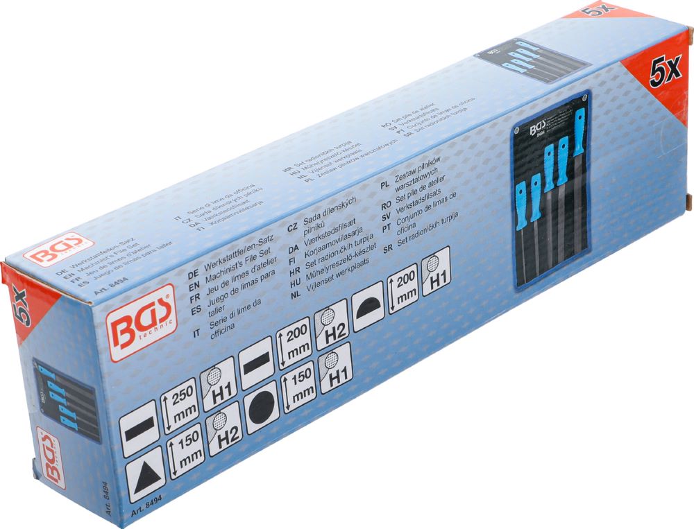 Produktbild BGS Werkstattfeilen Satz 5 teilig bild 6