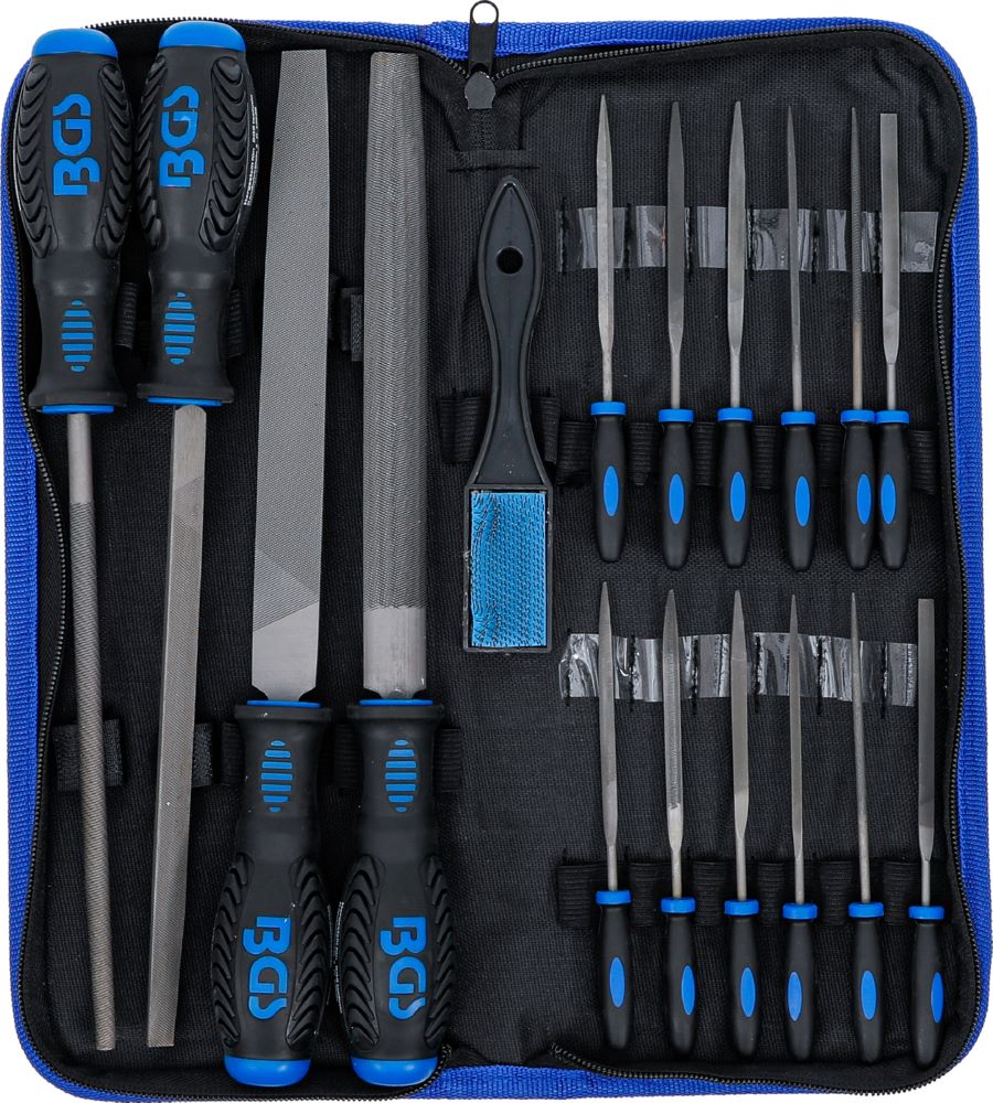 Produktbild BGS Werkstattfeilen und Nadelfeilen Satz 17 teilig bild 1