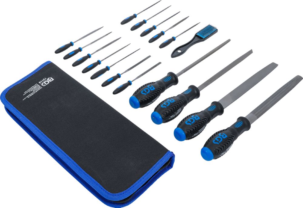 Produktbild BGS Werkstattfeilen und Nadelfeilen Satz 17 teilig bild 3