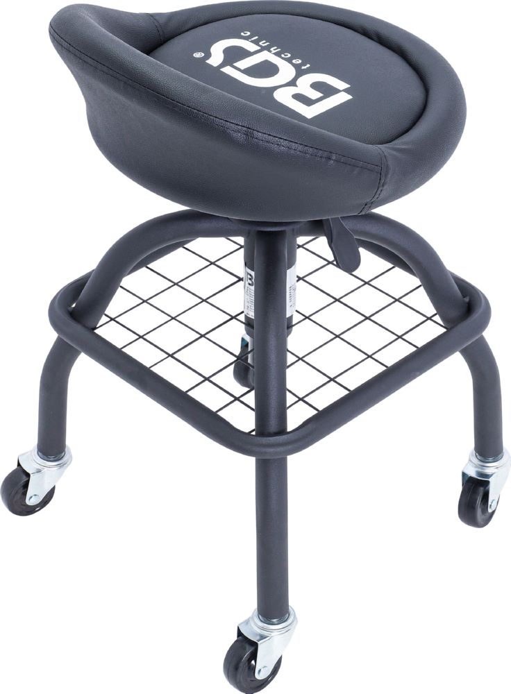 Produktbild Werkstattstuhl mit 4 Rollen höhenverstellbar 540 - 680 mm bild 4