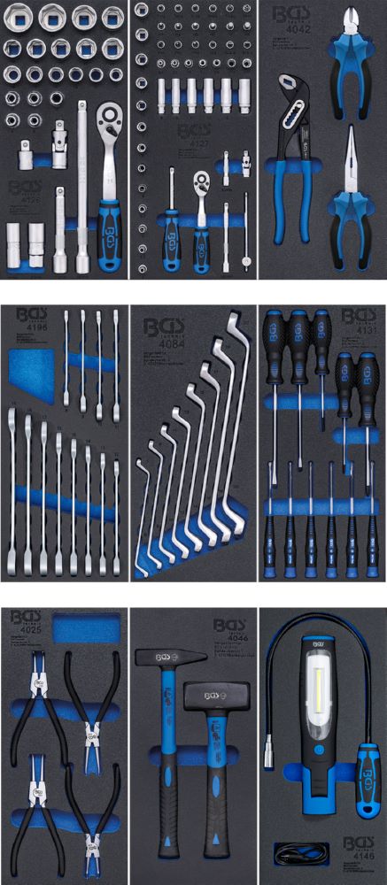 Produktbild BGS Werkstattwagen 7 Schubladen und 120 Werkzeugen bild 3